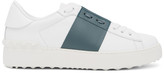 Thumbnail for your product : Valentino White and Blue Garavani Open Sneakers