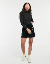 Thumbnail for your product : People Tree velvet mini skirt