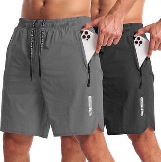 NELEUS Men's 3 Pack Performance Compression Shorts
