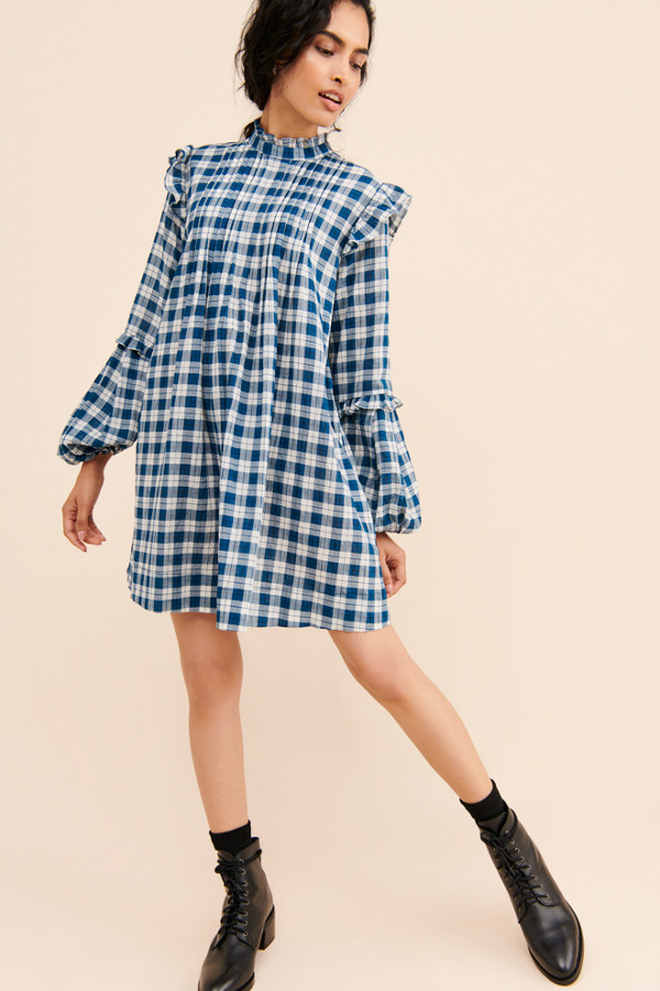 Plaid Dress Urban Outfitters Collared Dress Urban Outfitters Uo