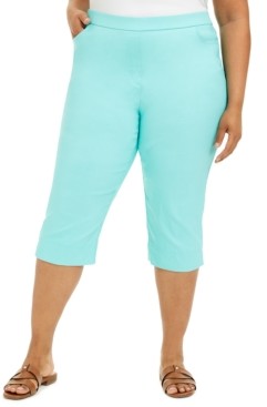 alfred dunner capris plus size
