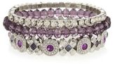 Thumbnail for your product : Marks and Spencer M&s Collection Diamanté Sparkle Trio Bracelet