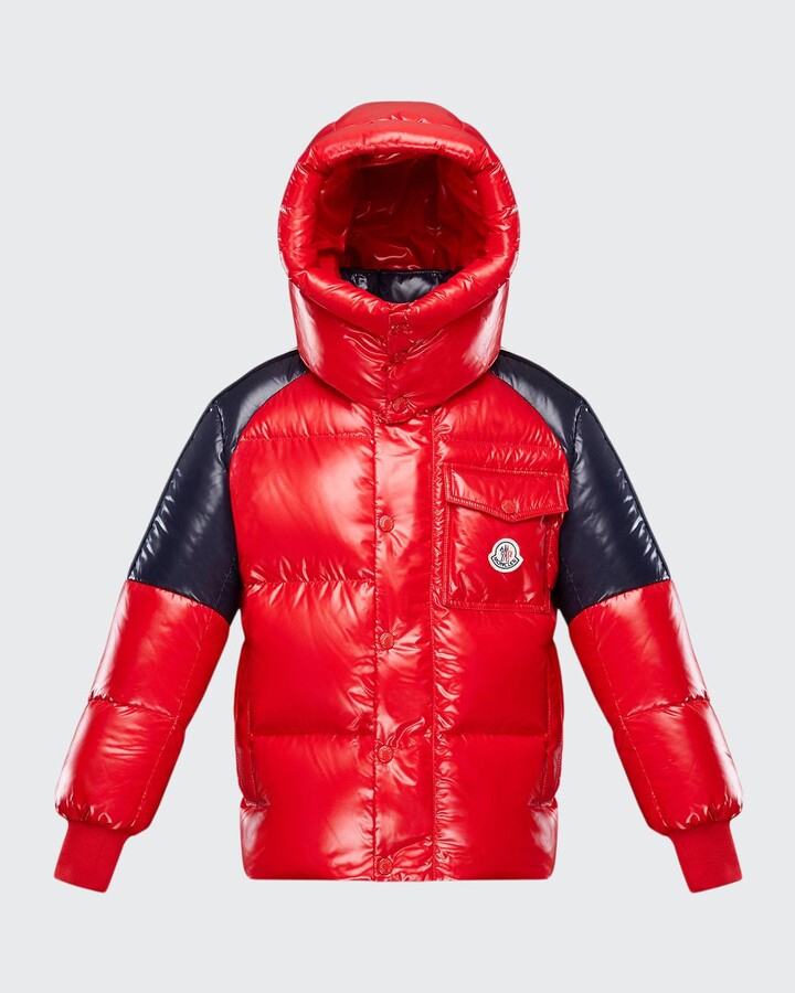 moncler colorblock puffer
