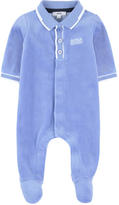 Thumbnail for your product : BOSS Velvet sleepsuit with a collar