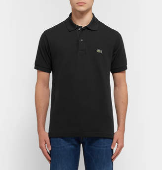 Lacoste Cotton-Pique Polo Shirt - Men - Black