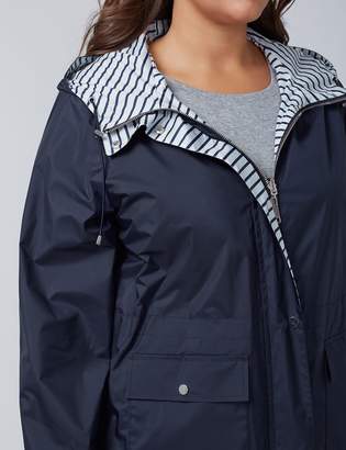 Striped Anorak Jacket - Reversible