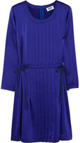 Thumbnail for your product : Sonia Rykiel Sonia by Pleated satin mini dress