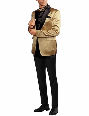 gold blazer men