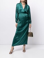 Thumbnail for your product : Gucci Pre-Owned Long Silk Shirt-Dress