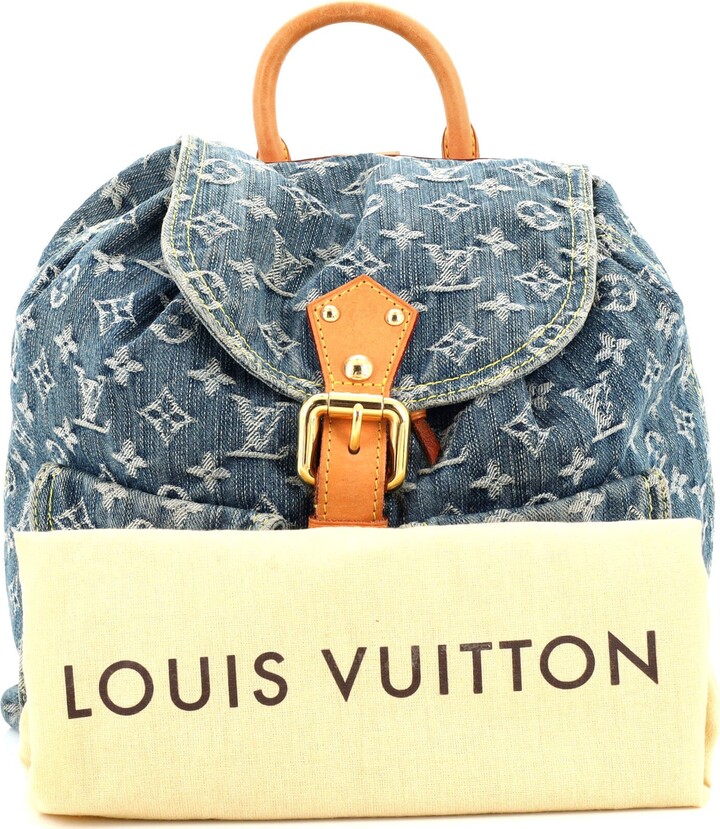 Louis Vuitton Denim Sac a Dos Backpack - Blue Backpacks, Handbags