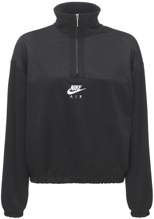 Nike Logo Tech Zip-Up Sweatshirt - ShopStyle