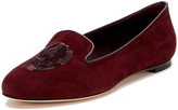 Thumbnail for your product : Alexander McQueen Skull Suede Sequin Loafer