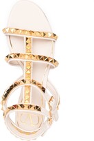 Thumbnail for your product : Valentino Garavani Rockstud caged flat sandals