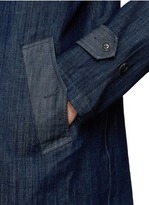 Thumbnail for your product : Nobrand Soutien collar GORE-TEX denim coat