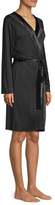 Thumbnail for your product : Hanro Lace Insert Belted Robe