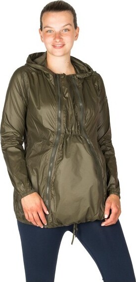 Modern Eternity ModernEternityCiara-Waterproof3in1MaternityWindbreakerKhakiGreenXS