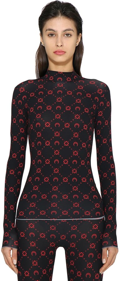 marine serre turtleneck top