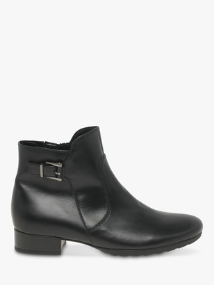 womens wide fit black ankle boots