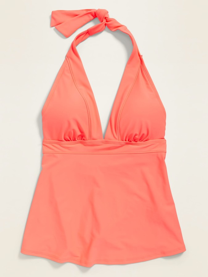 peplum hem swimsuit