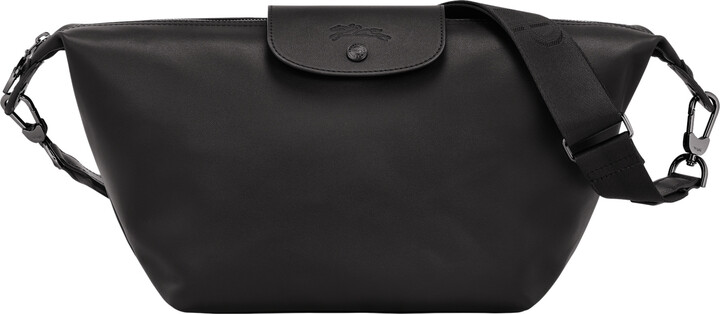 Longchamp Le Pliage Xtra Leather Crossbody Bag in White
