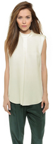 Thumbnail for your product : 3.1 Phillip Lim Rolled Neck Tank with Epaulets