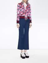 Thumbnail for your product : Gucci GG Wallpaper print duchesse bomber