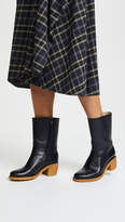 Thumbnail for your product : A.P.C. Paz Boots with Block Heel