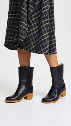 A.P.C. Paz Boots with Block Heel
