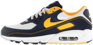 Nike Air Max 90 Trainers Navy Shopstyle