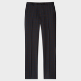 Thumbnail for your product : Paul Smith Men's Slim-Fit Navy And Brown Check Wool Trousers
