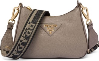 Prada, Bags, Large Authentic Pradaunstructured Slouchy Expandable Bag  With Crossbody Strap