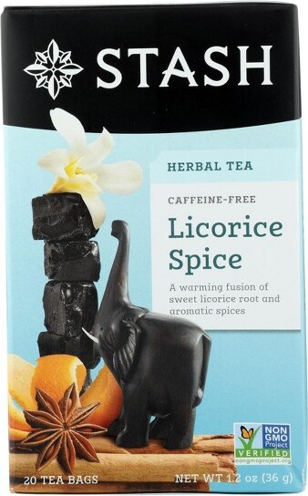 Stash Tea StashTeaPremiumLicoriceSpiceHerbalCaffeineFreeTea-Caseof6/20Bags