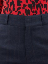 Thumbnail for your product : Vetements Checked Trousers - Navy