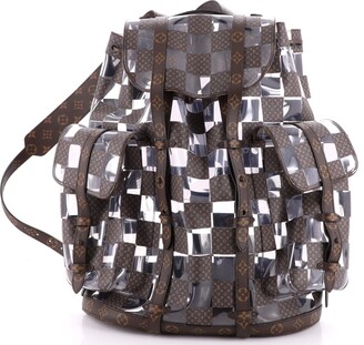 Louis Vuitton Limited Edition Prism Christopher GM Backpack.