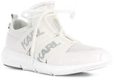 Thumbnail for your product : Karl Lagerfeld Paris logo strap sneakers