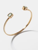 Thumbnail for your product : Dezso Jali Emerald & 18kt Rose-gold Cuff