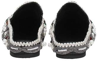 Jeffrey Campbell Slipper In Black Leather