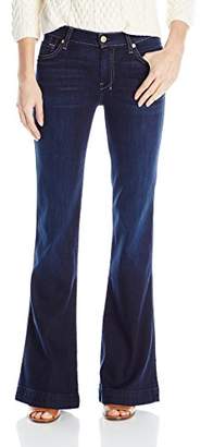 7 For All Mankind Women's Slim Trouser Flare Jean In