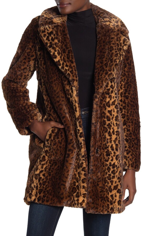 kensie leopard jacket
