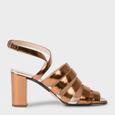 Thumbnail for your product : Paul Smith Women's Metallic Bronze Leather 'Asa' Heeled Sandals