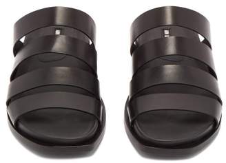 Ann Demeulemeester Leather Sandals - Mens - Black