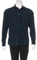Thumbnail for your product : Burberry Wool-Blend Plaid Woven Shirt