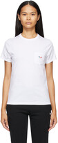 Thumbnail for your product : MAISON KITSUNÉ White Tricolor Fox Patch Pocket T-Shirt