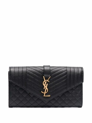 Saint Laurent Black Flap Closure Handbags | Shop the world's largest  collection of fashion | ShopStyle