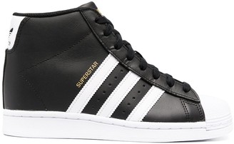 leather high top adidas