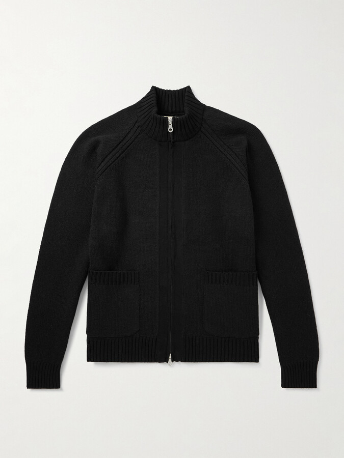 Folk Knitted Zip-Up Cardigan