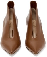 Thumbnail for your product : Gianvito Rossi Vamp 55 Leather Ankle Boots - Tan