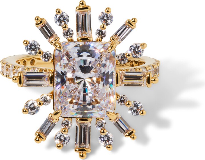 Nadri Stellar Halo Statement Ring