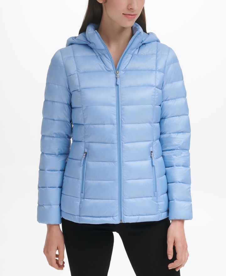 Charter Club Women's Packable Hooded Down Puffer Coat, Created for Macy