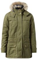 Thumbnail for your product : New Look Petite Khaki Faux Fur Trim Hooded Parka
